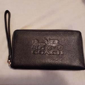 Coach large phone wallet